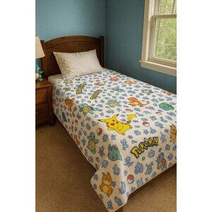 Vintage 1990’s Pokemon Blanket 86x68”